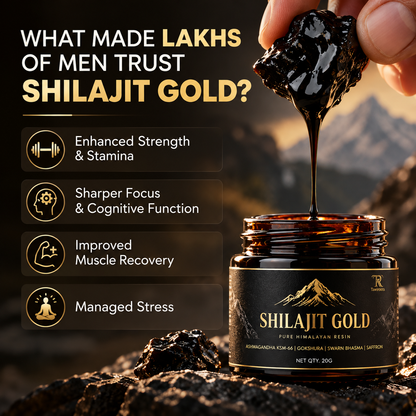 Shilajit Gold – For his Daily Strength